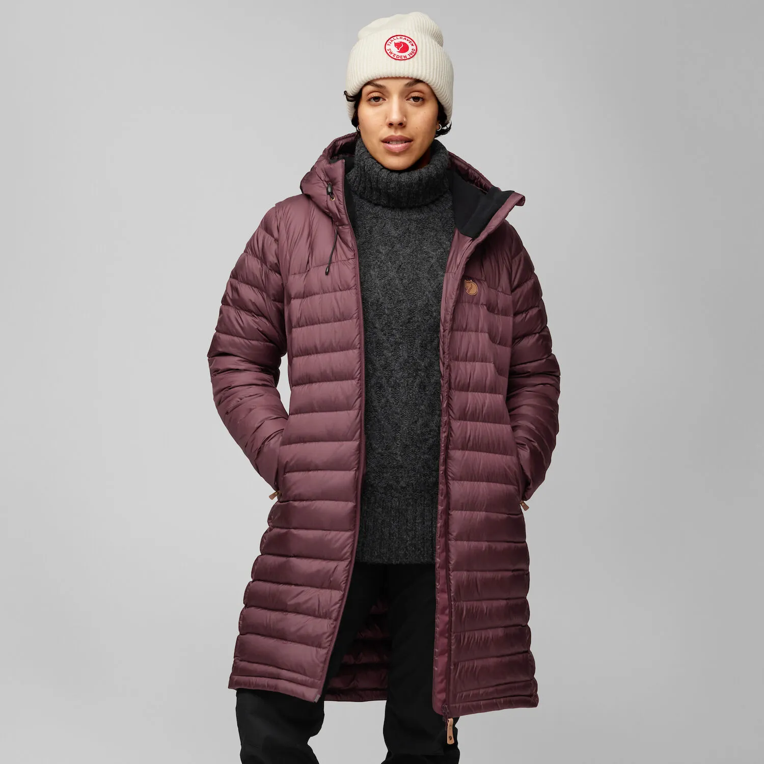 Fjällräven Women's Snow Flake Parka Deep Sea | Buy Fjällräven Women's Snow Flake Parka Deep Sea here | Outnorth