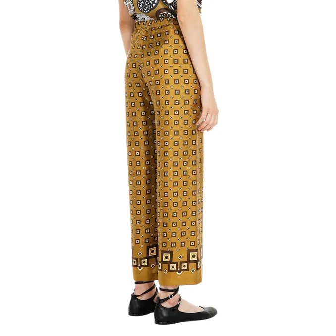 FLUID TROUSERS PURE SILK TIMEP Woman Tie 