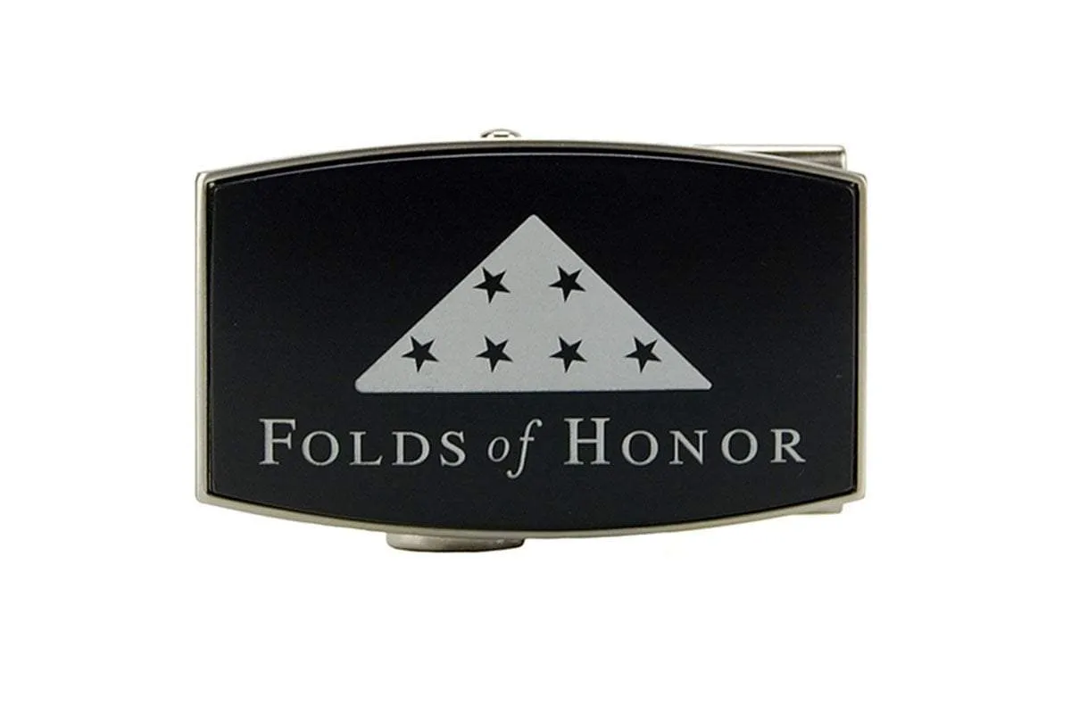 Folds Of Honor Black Aston Buckle, Fits 1 3/8 Straps