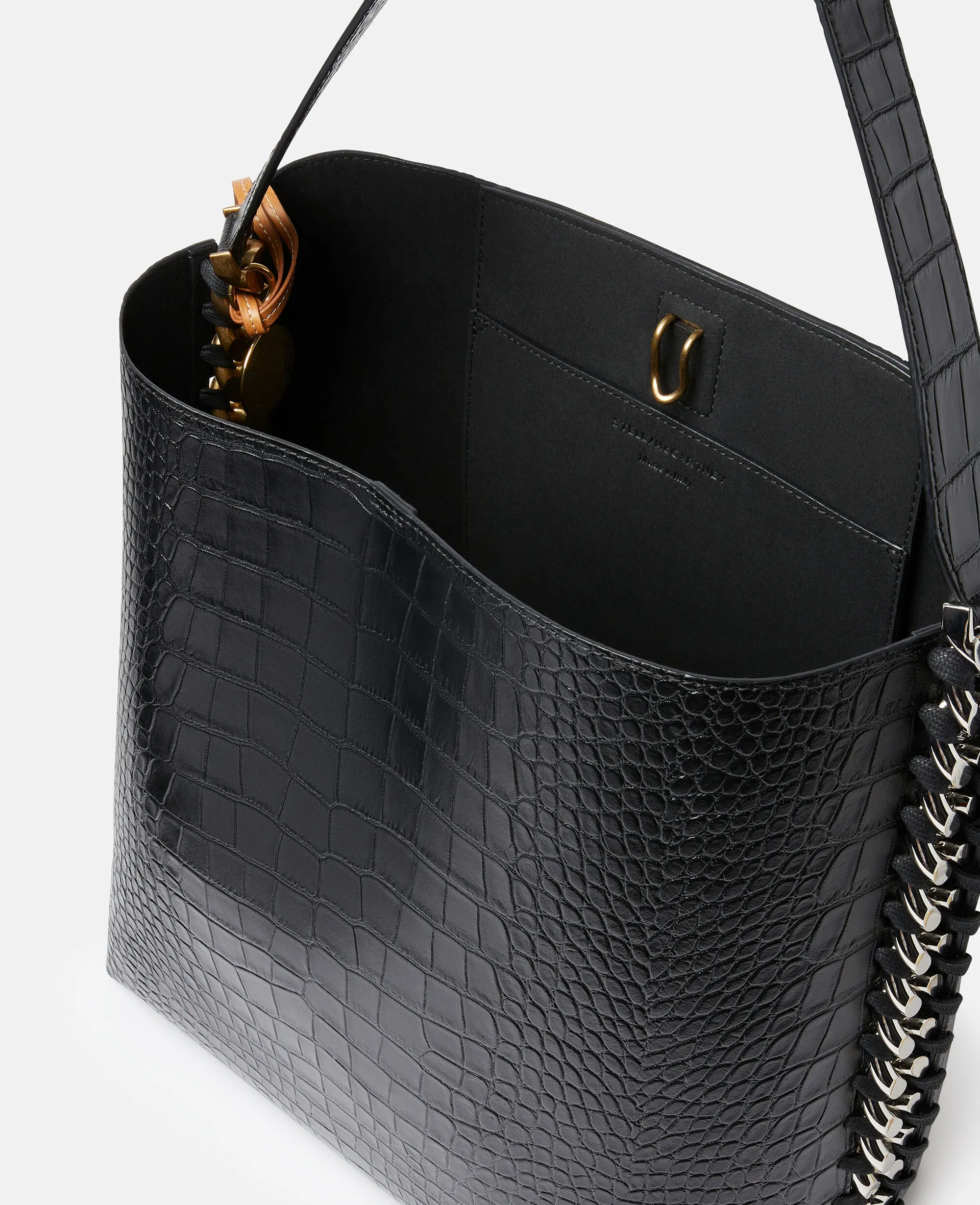 Frayme Croc-Effect Embossed Tote Bag