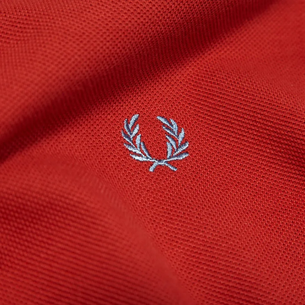 Fred Perry Bradley Wiggins Cycling PoloWashed Red