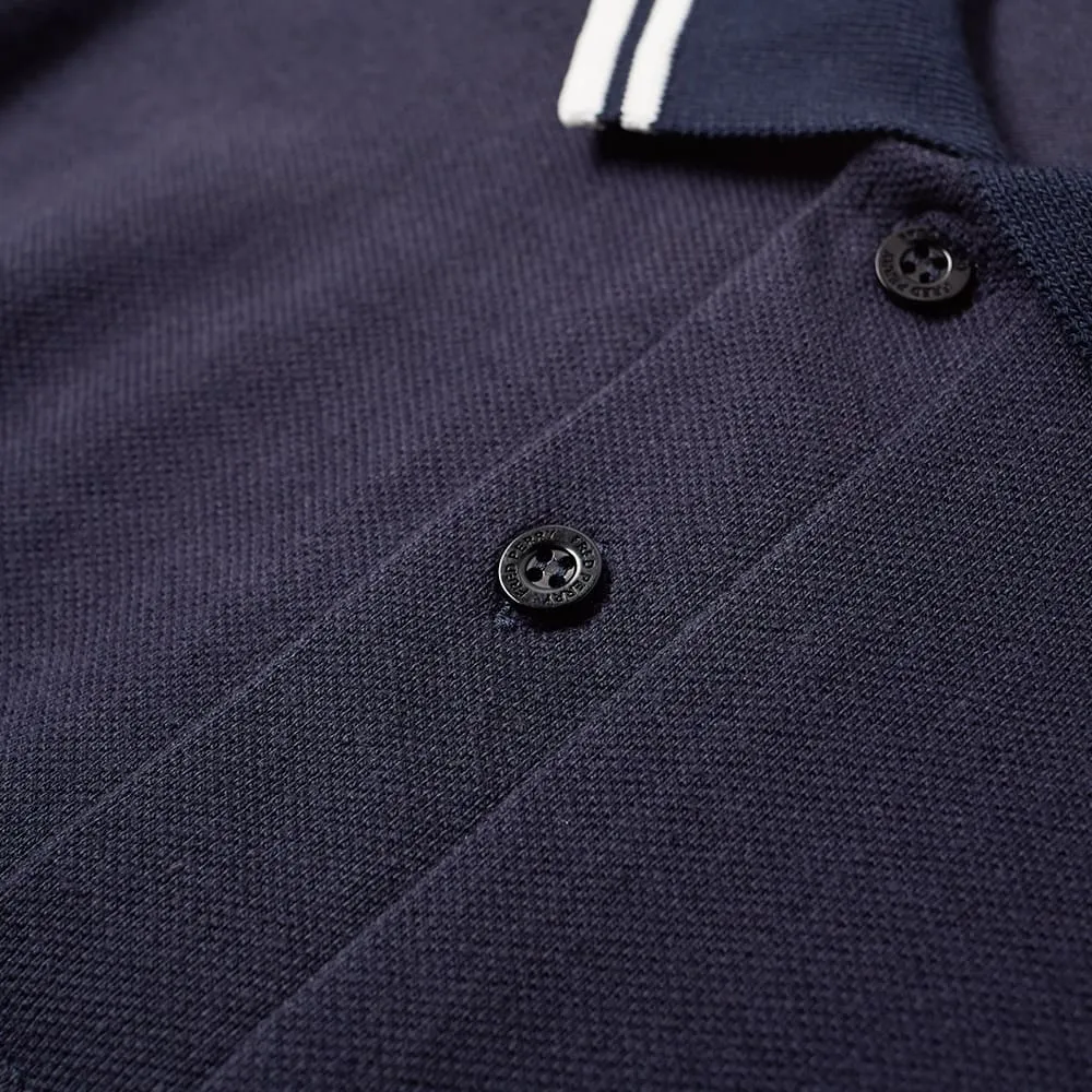 Fred Perry Reissues Original Twin Tipped PoloNavy & Snow