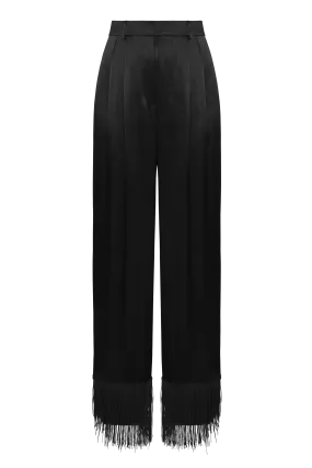 Fringe lightweight trousers