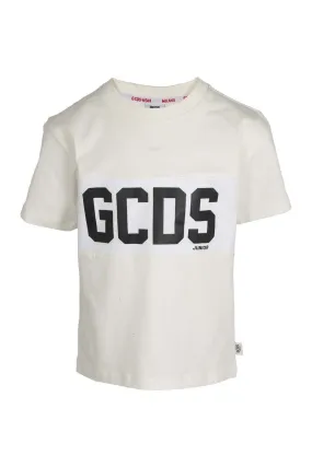 GCDS Kids Logo Printed Crewneck T-Shirt