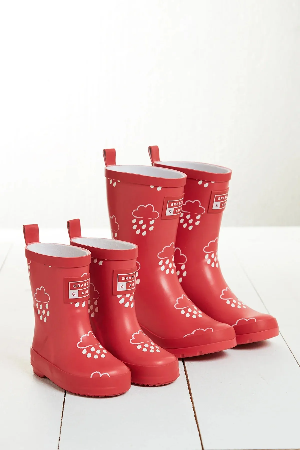 Grass & Air Junior Cloud Adventure Boot Dark Coral