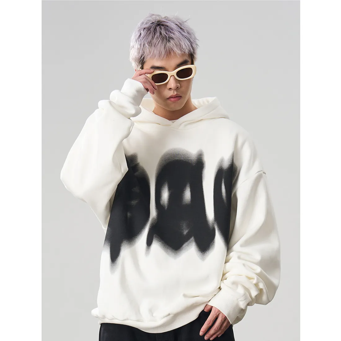 HARSH AND CRUEL  |Unisex Blended Fabrics Street Style Long Sleeves Cotton