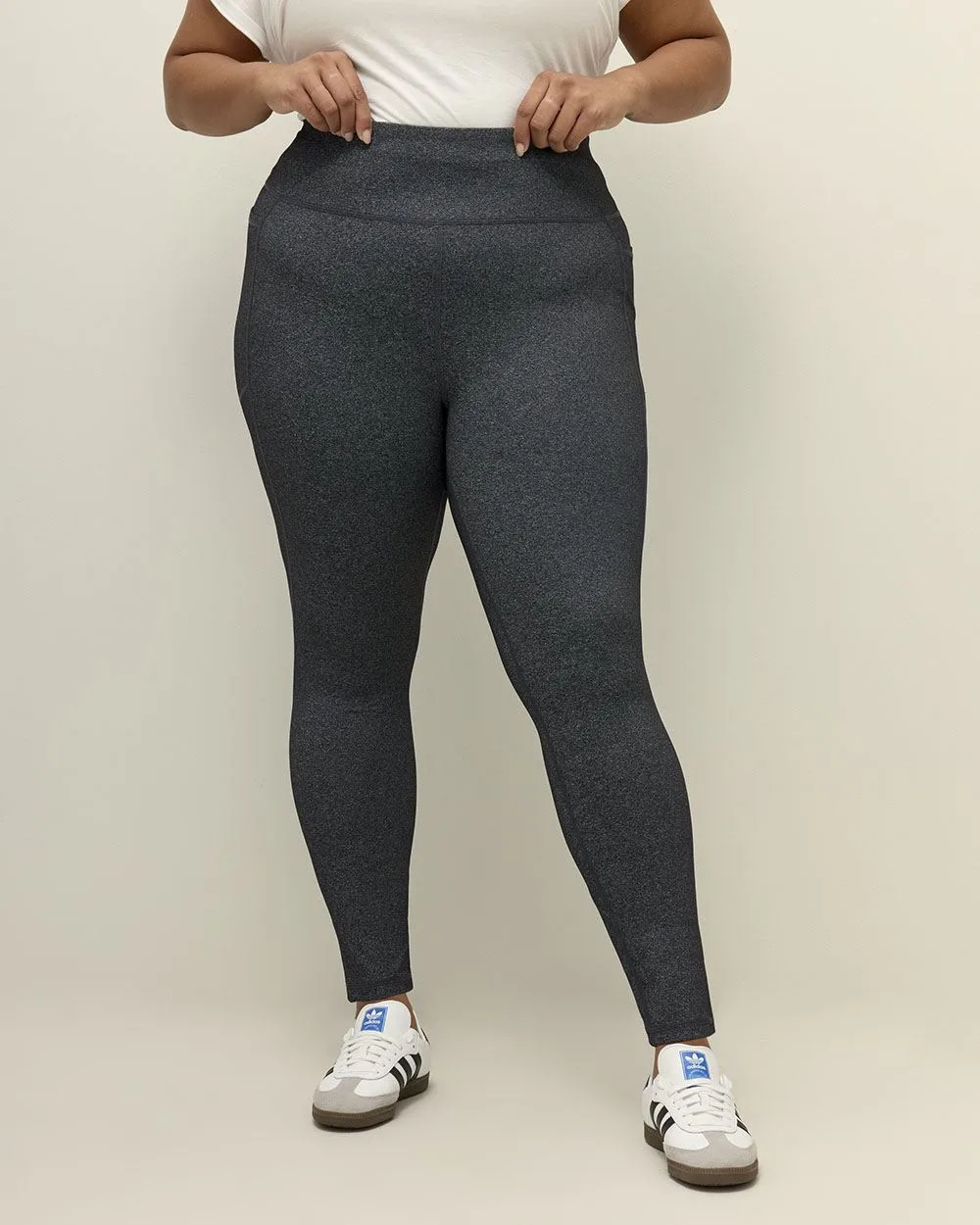 Heather Leggings with Pockets - Active Zone