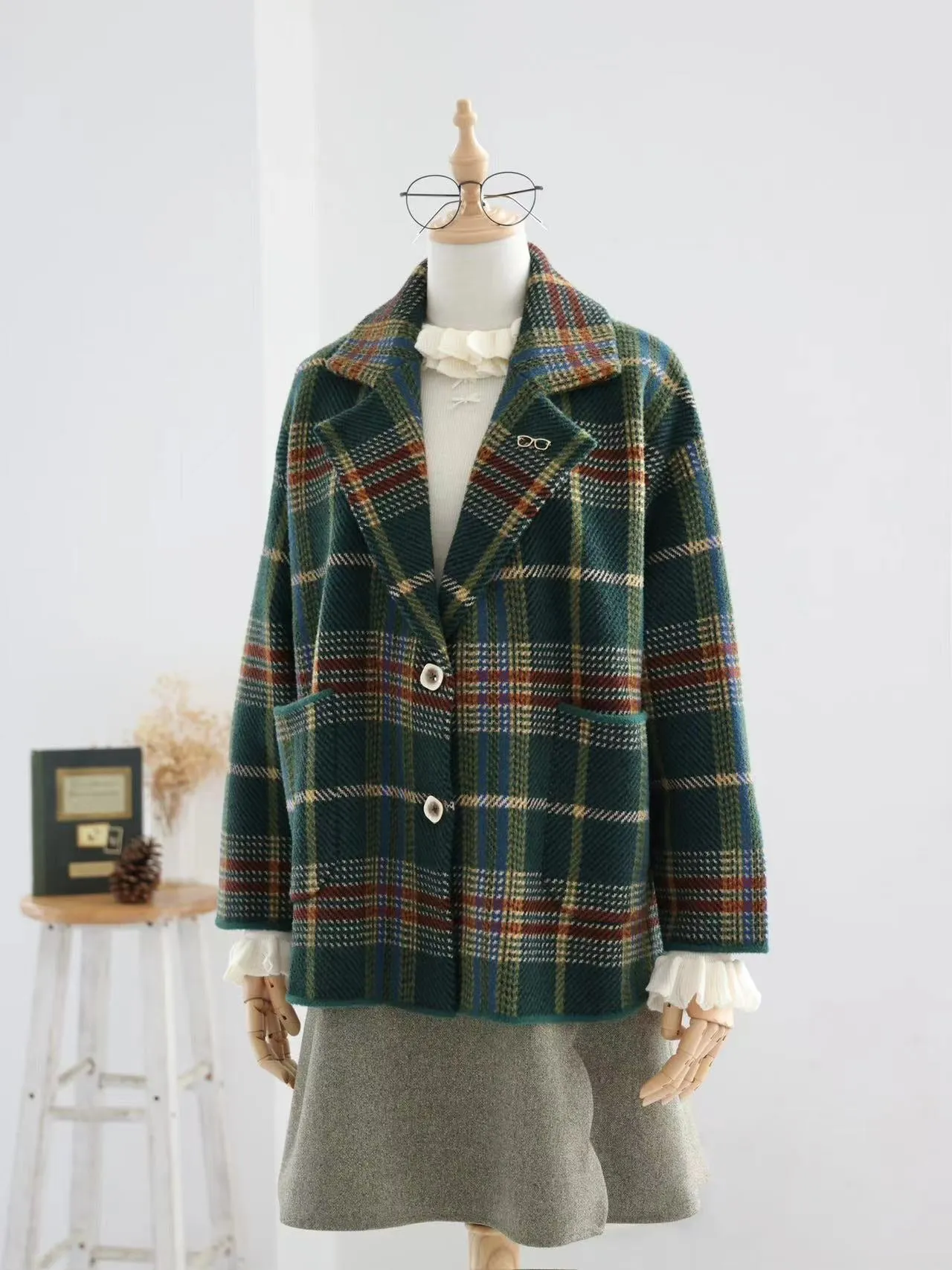 Highland Rainbow Knit Blazer