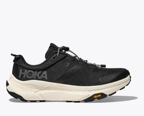 Hoka Men’s Transport Commuter Shoes-Black/Alabaster **Wide Width**