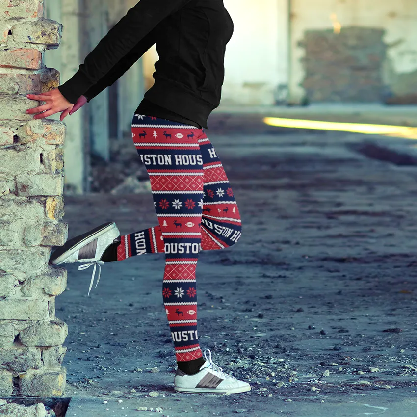 HOU Christmas FB Leggings