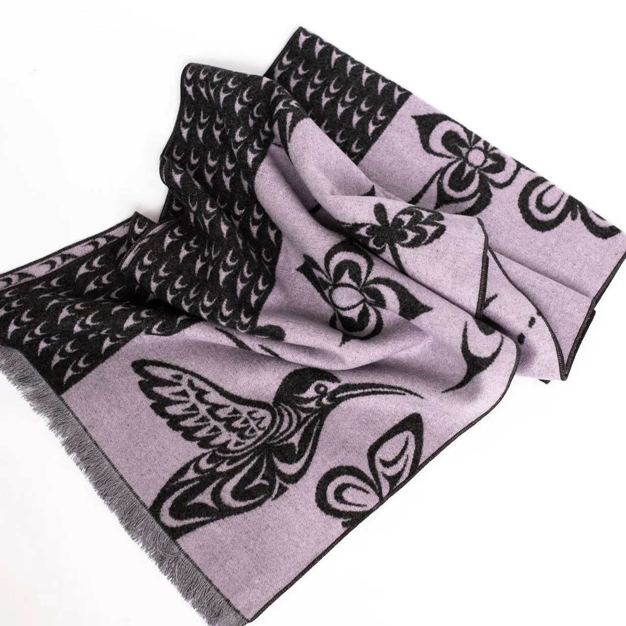 Indigenous Art Brushed Silk Scarf