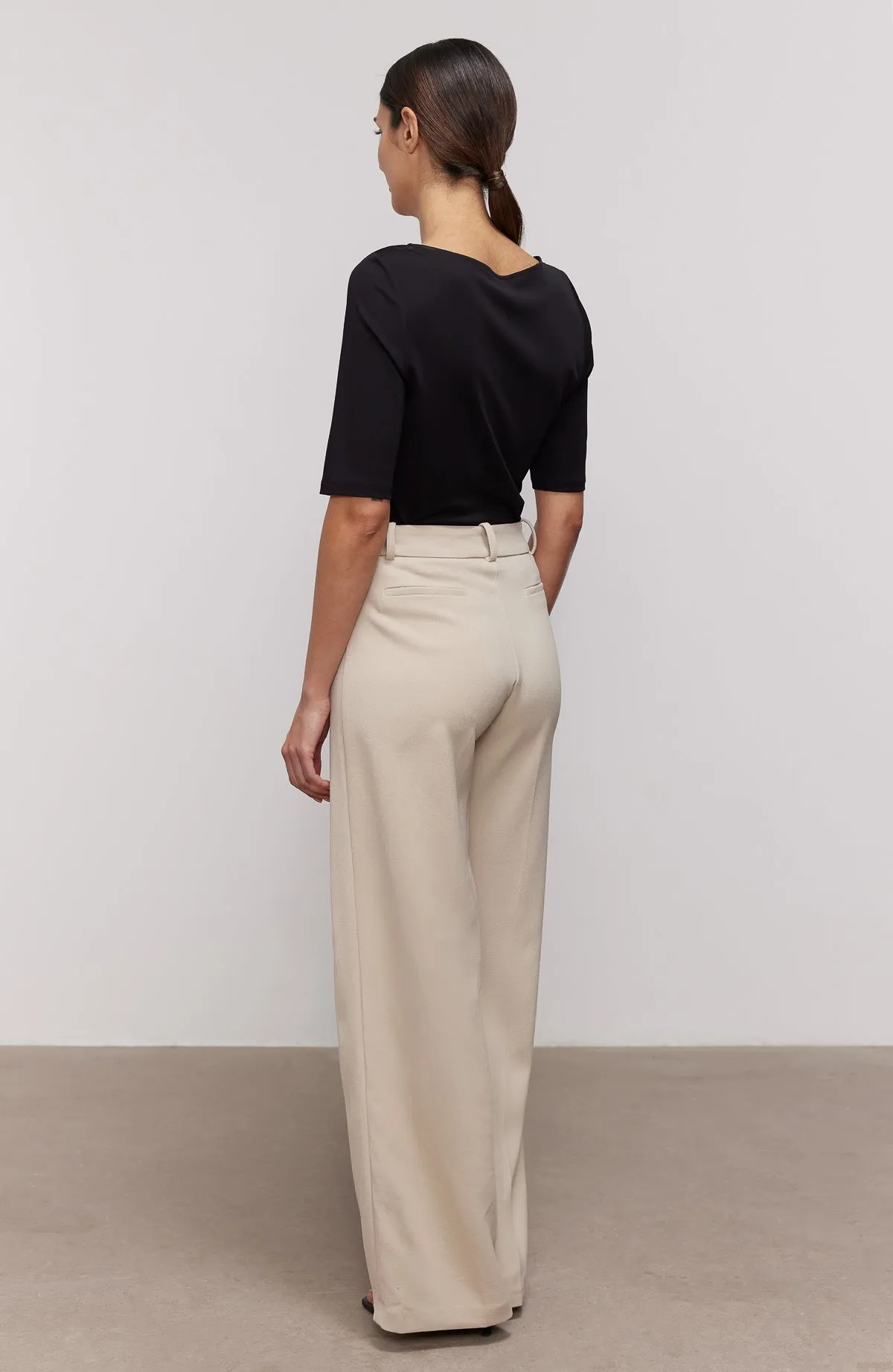 Ingrid Heavy Crêpe Trousers