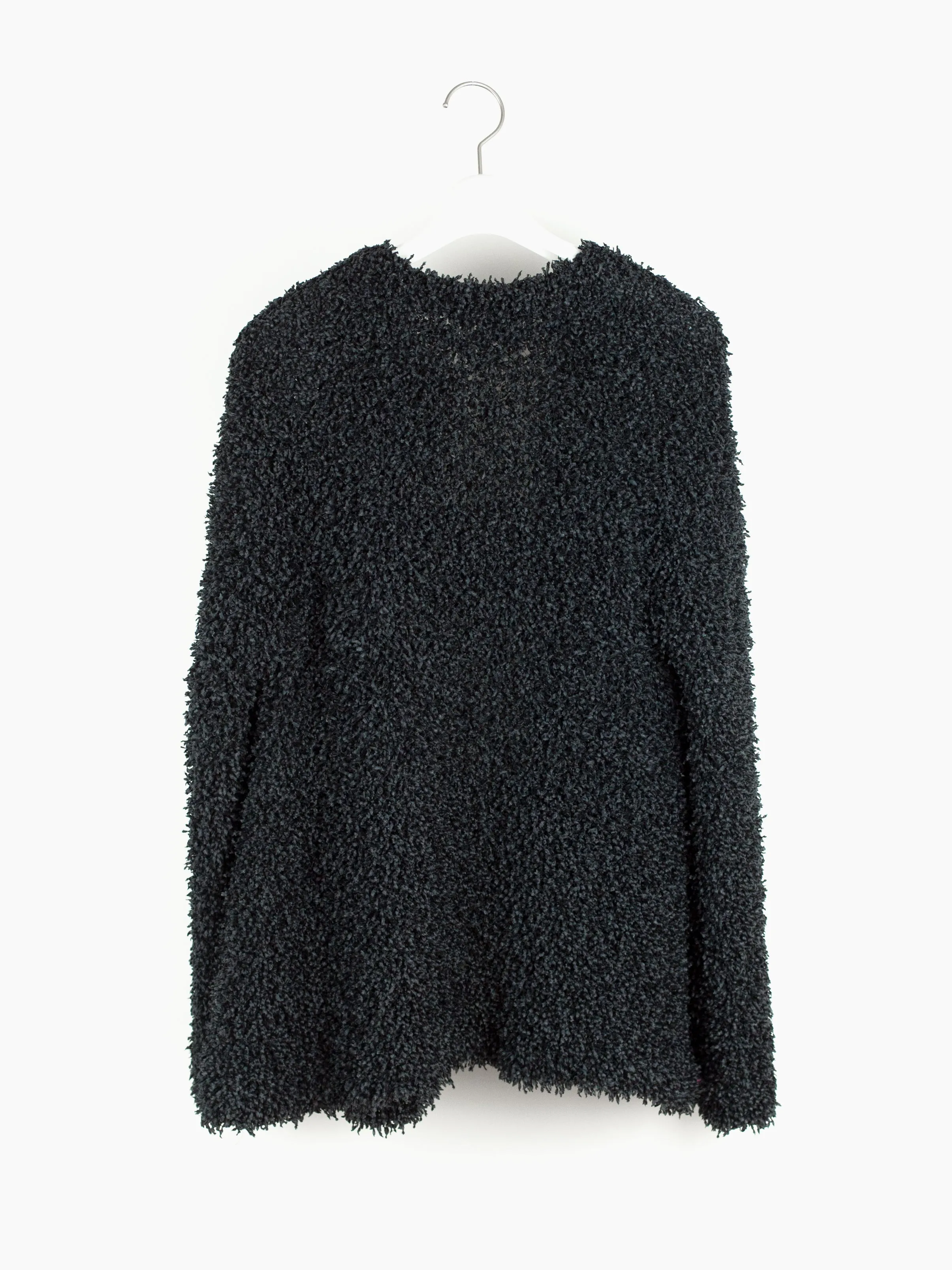 Issey Miyake Permanente Soft Tinsel Pile Cardigan