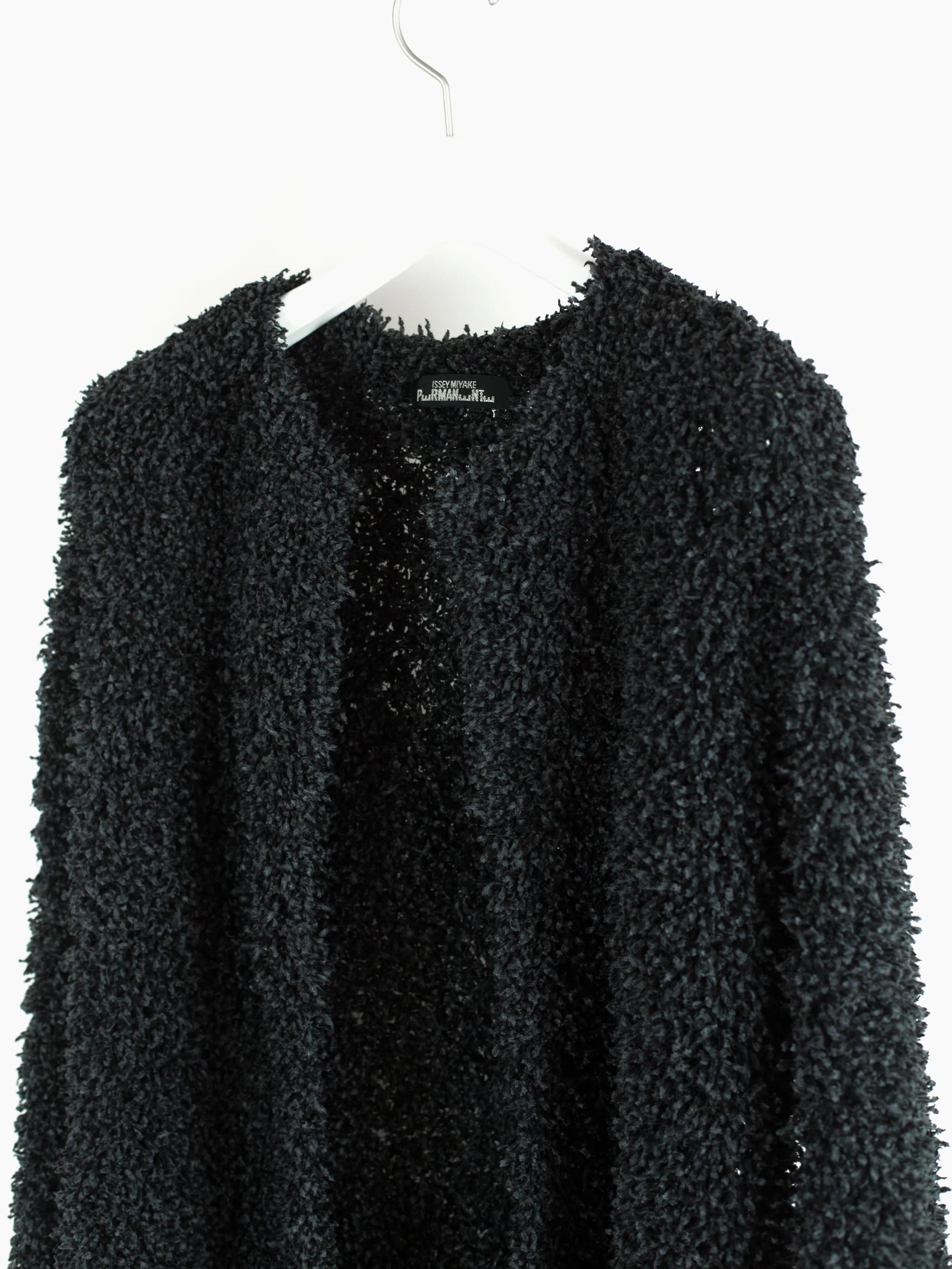 Issey Miyake Permanente Soft Tinsel Pile Cardigan