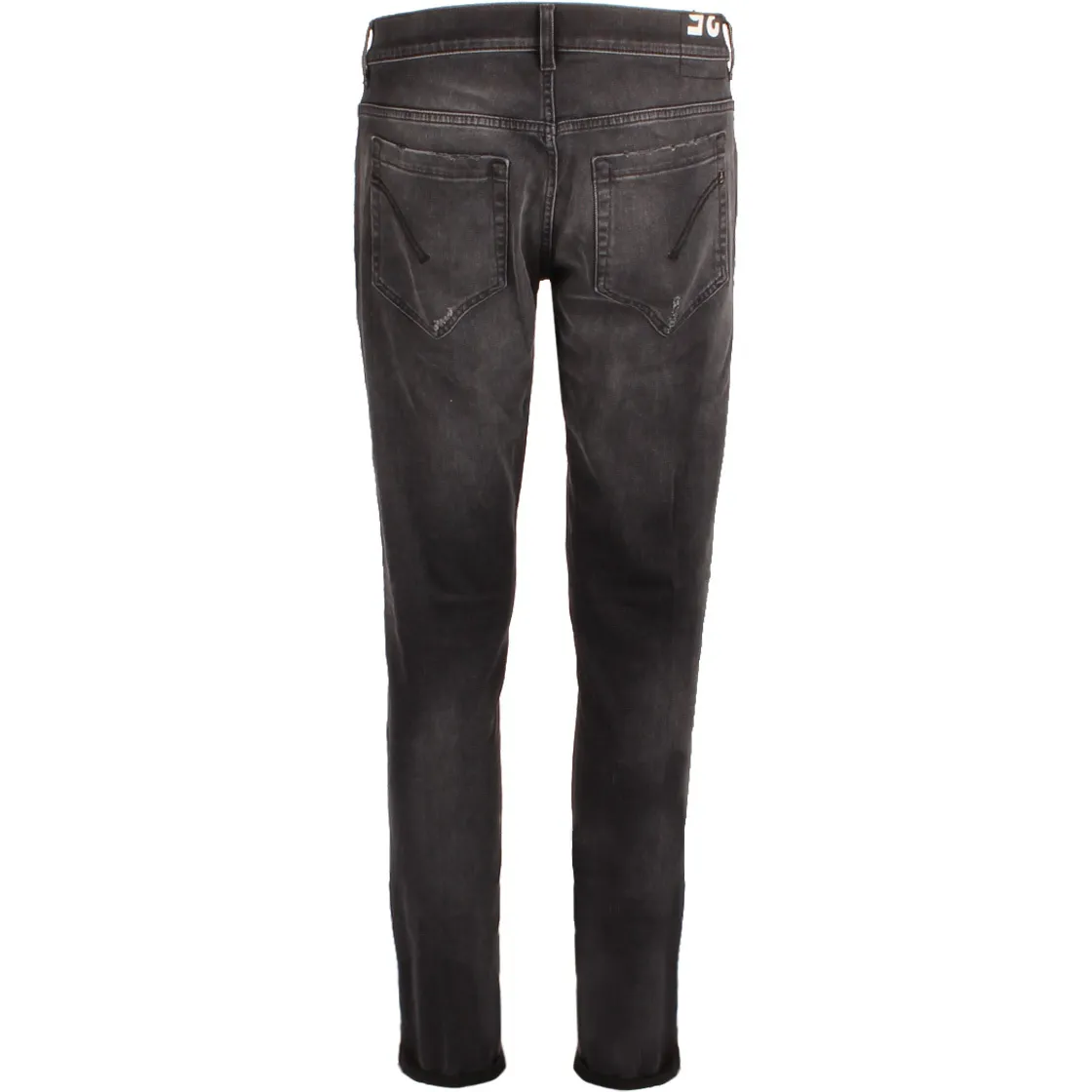 JEANS GEORGE CON RAMMENDI Uomo Nero