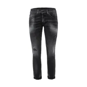 JEANS GEORGE CON STRAPPI Uomo Nero