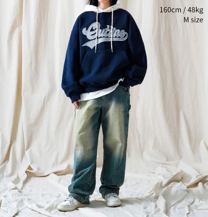 Jemut  |[JEMUT]★OUTLINE OVERFIT NAPPING HOOD