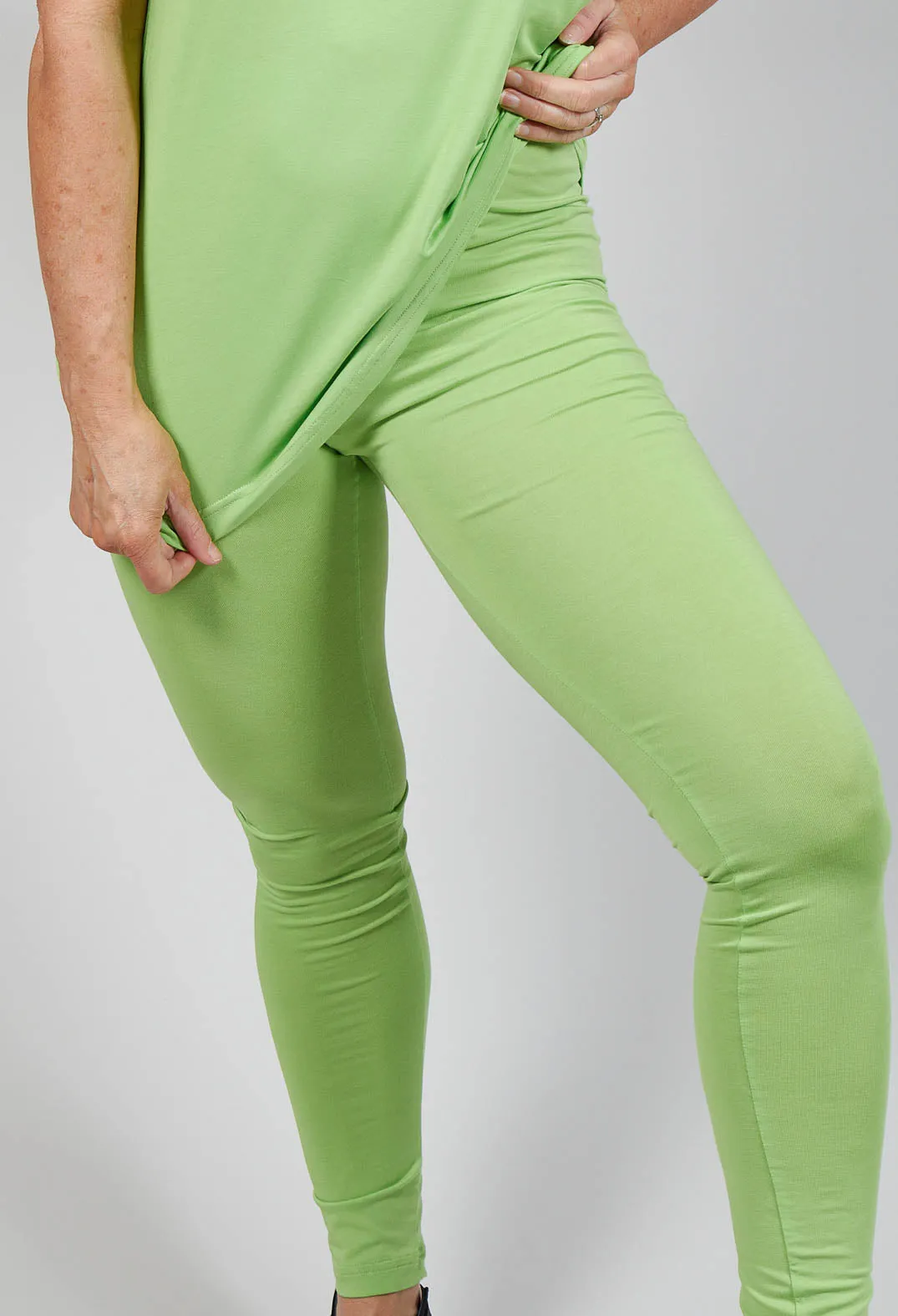 Jersey Leggings in Lime