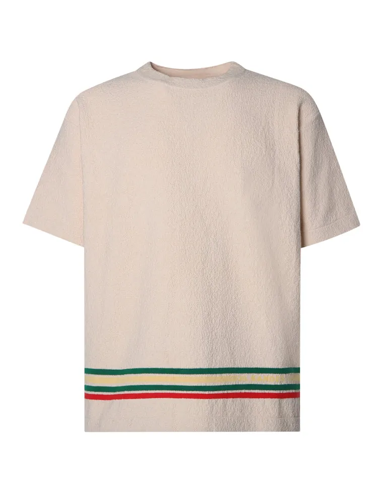 Jil Sander+ Stripe Detailed Crewneck T-Shirt