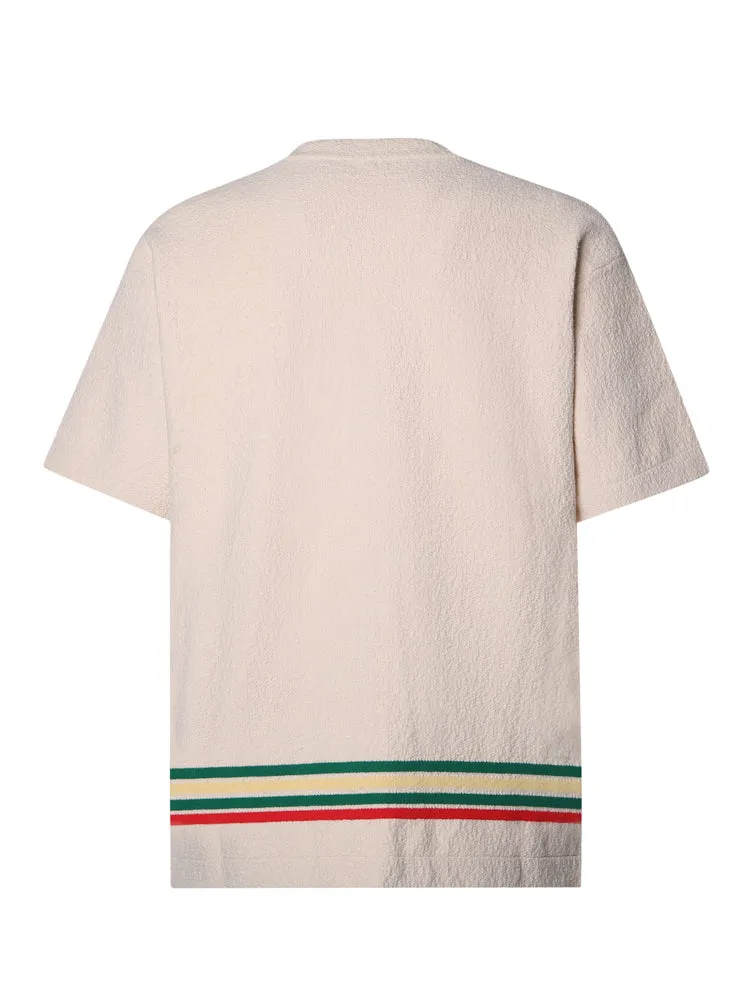 Jil Sander+ Stripe Detailed Crewneck T-Shirt