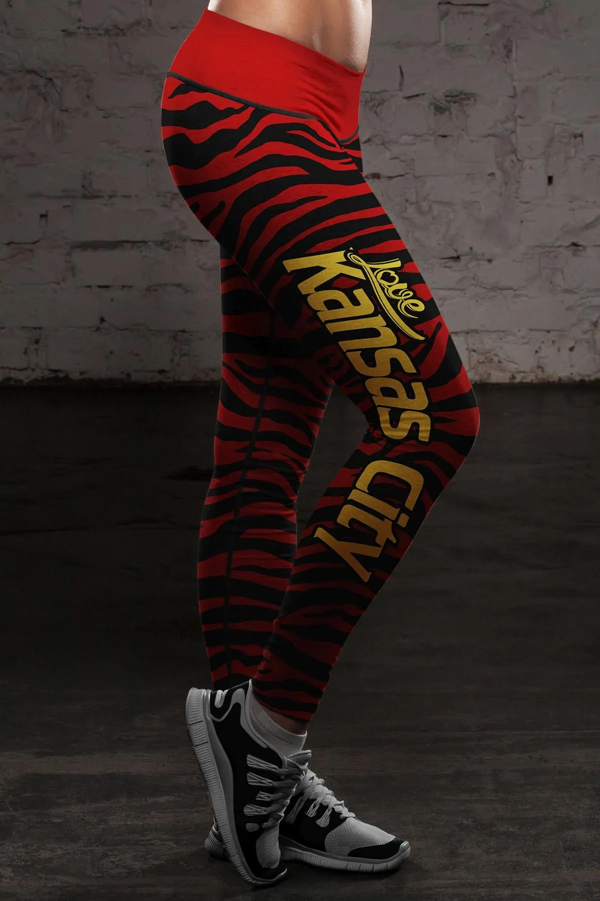 KC FB Striped Leggings