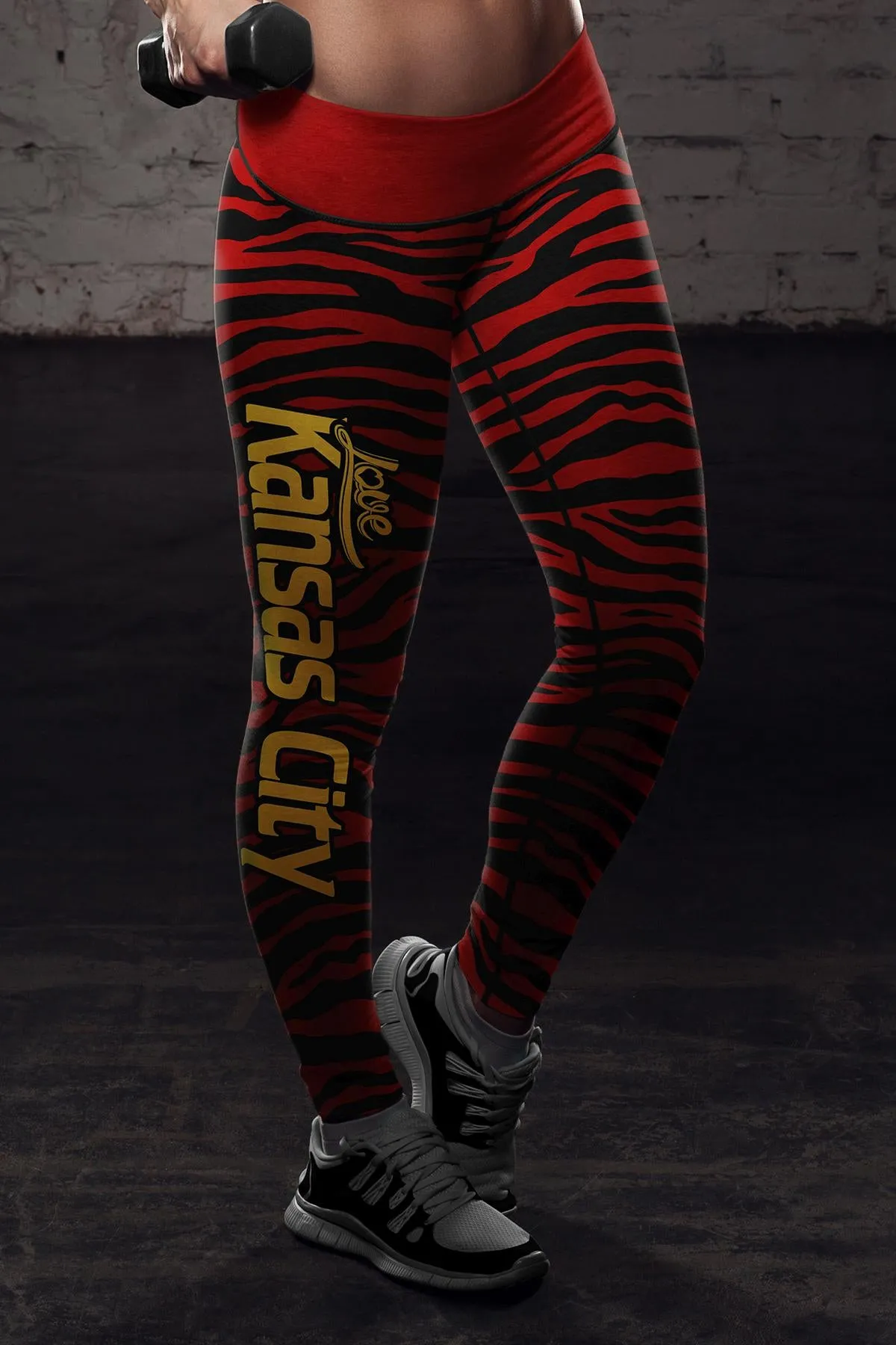 KC FB Striped Leggings