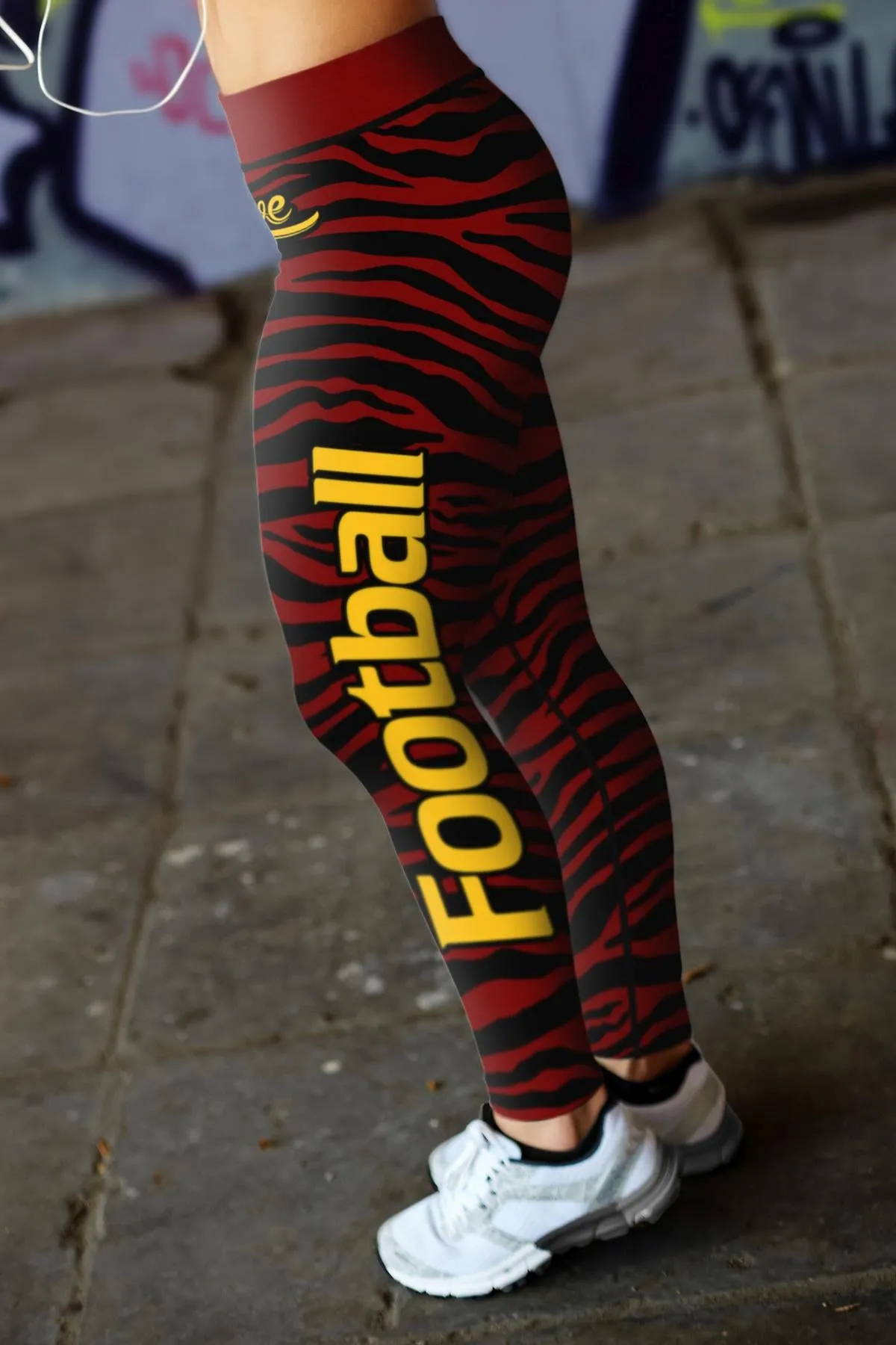 KC FB Striped Leggings