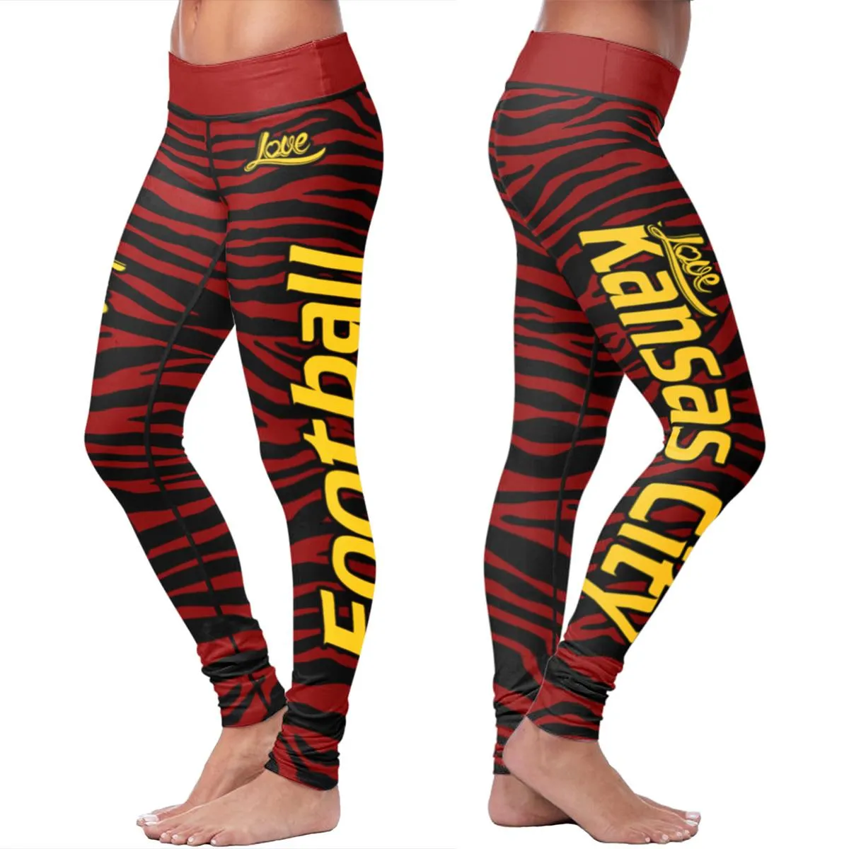 KC FB Striped Leggings