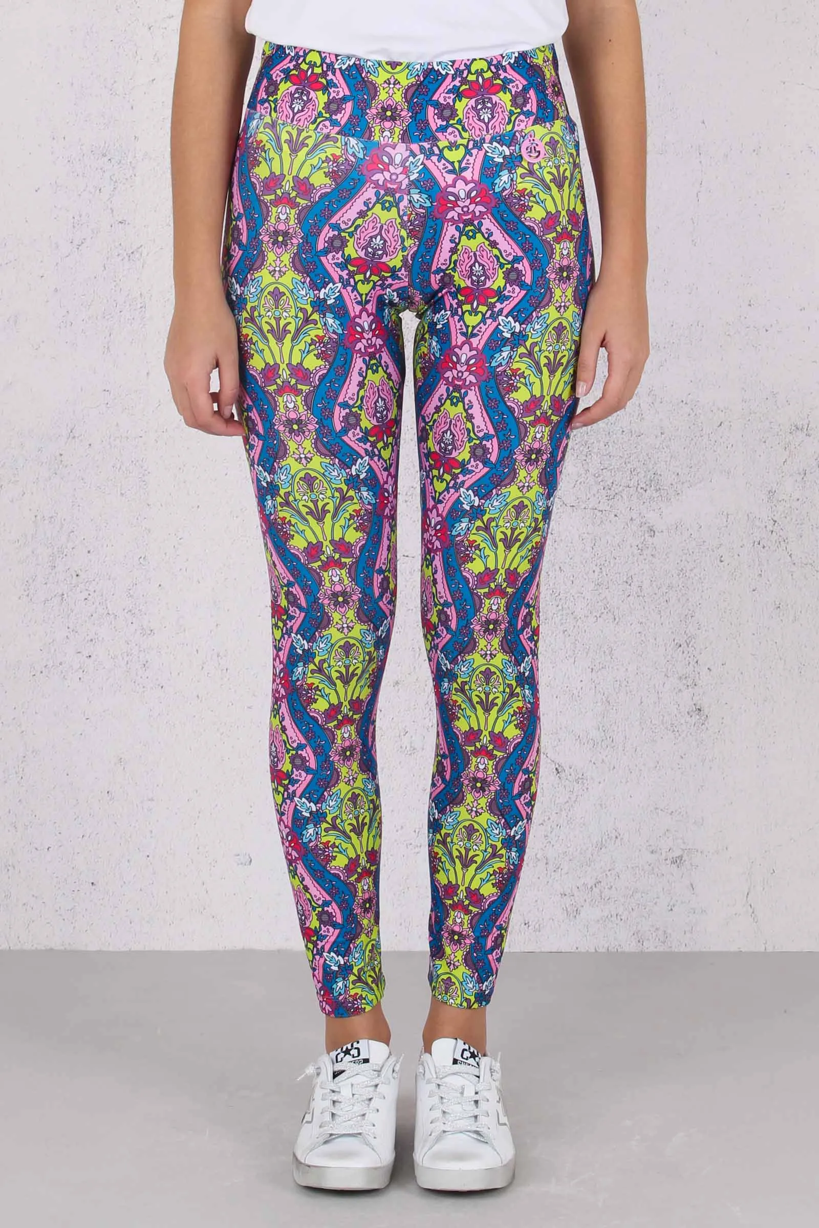 Leggings Fantasia Multicolor Rosa