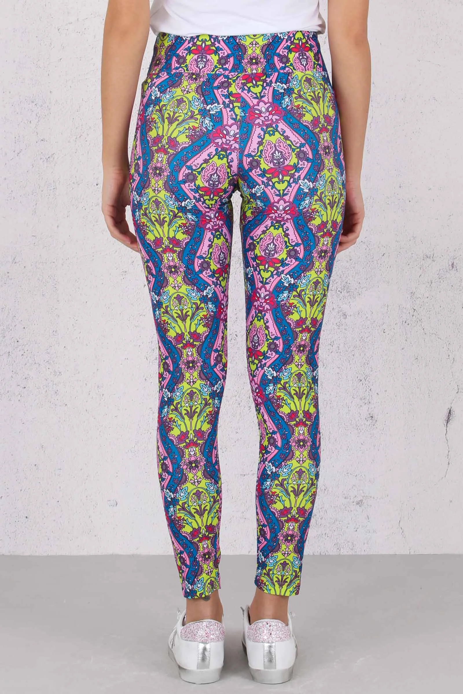 Leggings Fantasia Multicolor Rosa