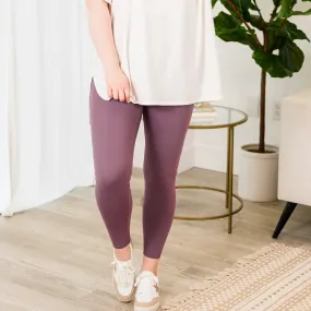 Leveling Up Leggings, Purple