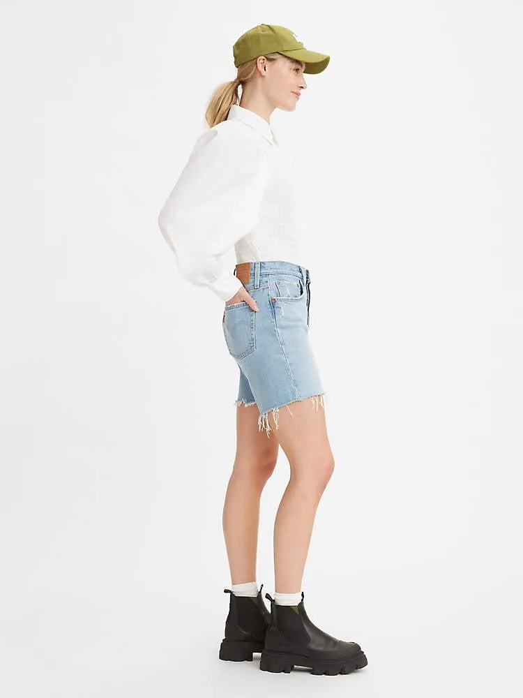 Levi's 501 Original Mid Thigh Shorts in Samba Tango Crushed