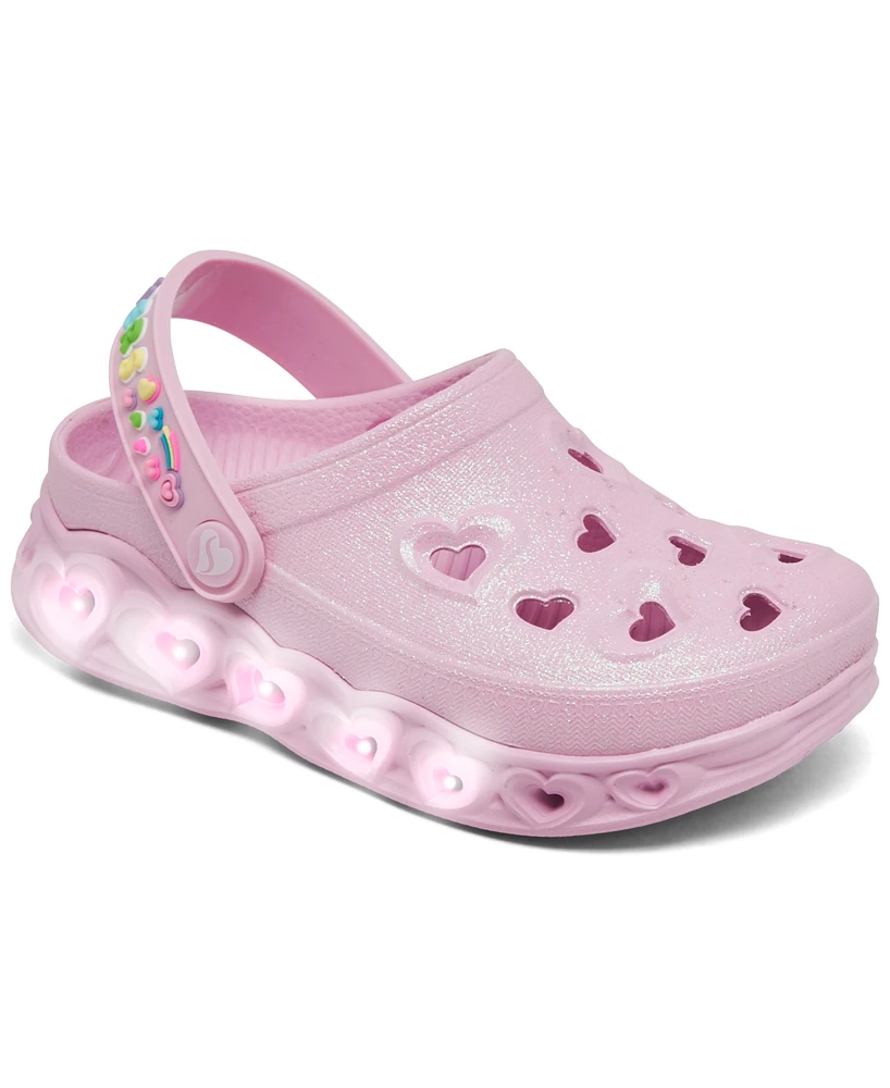 Macy's Skechers Toddler Girls' Foamies: Light Hearted Casual Slip-On Clog Shoes from Finish Line