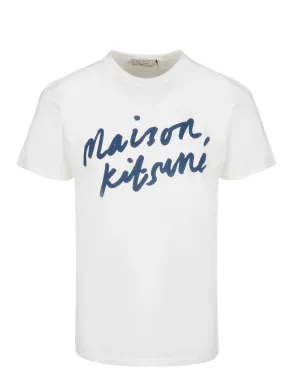 Maison Kitsuné Handwriting Logo T-Shirt