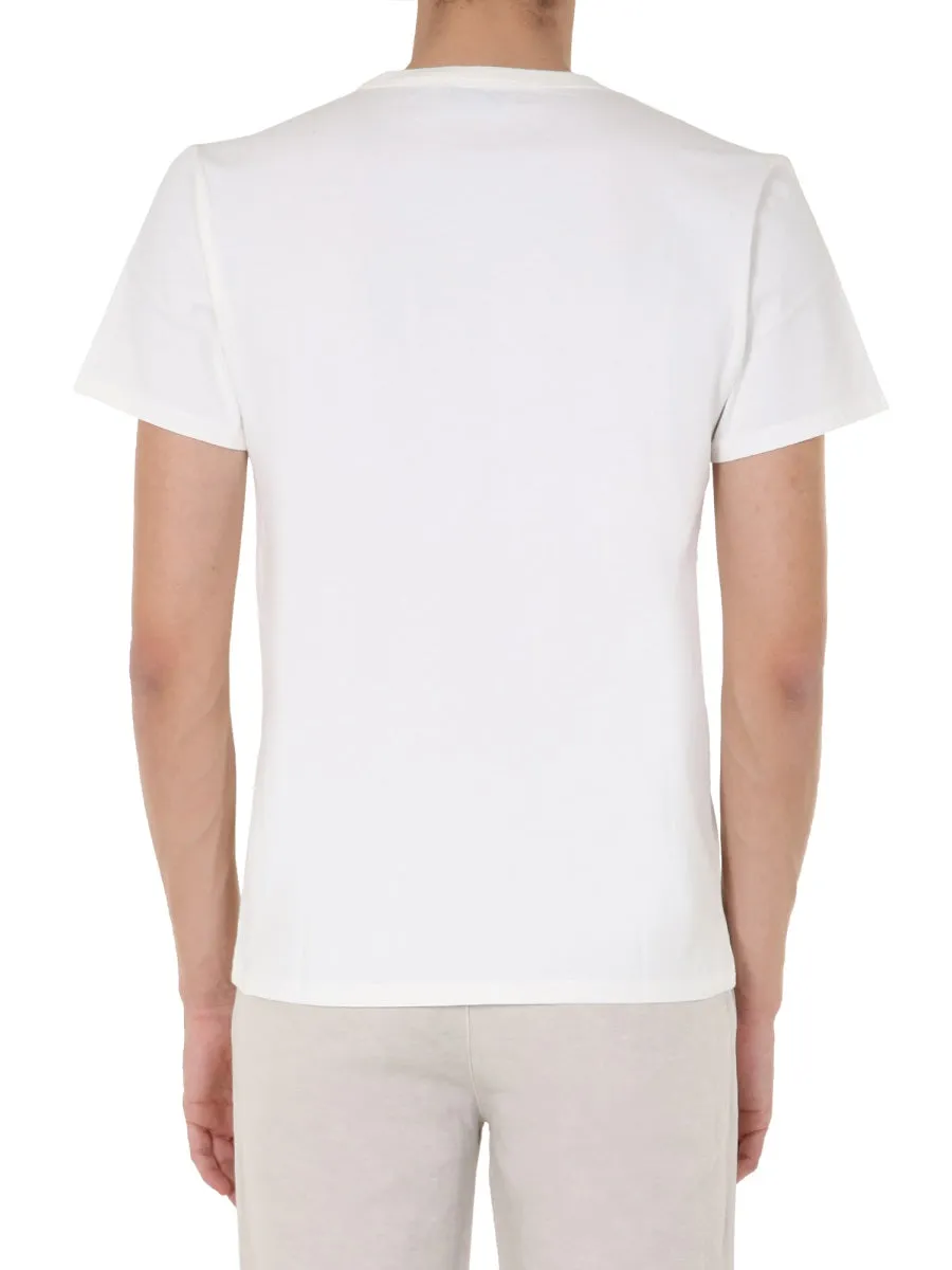 Maison Kitsuné Handwriting Logo T-Shirt