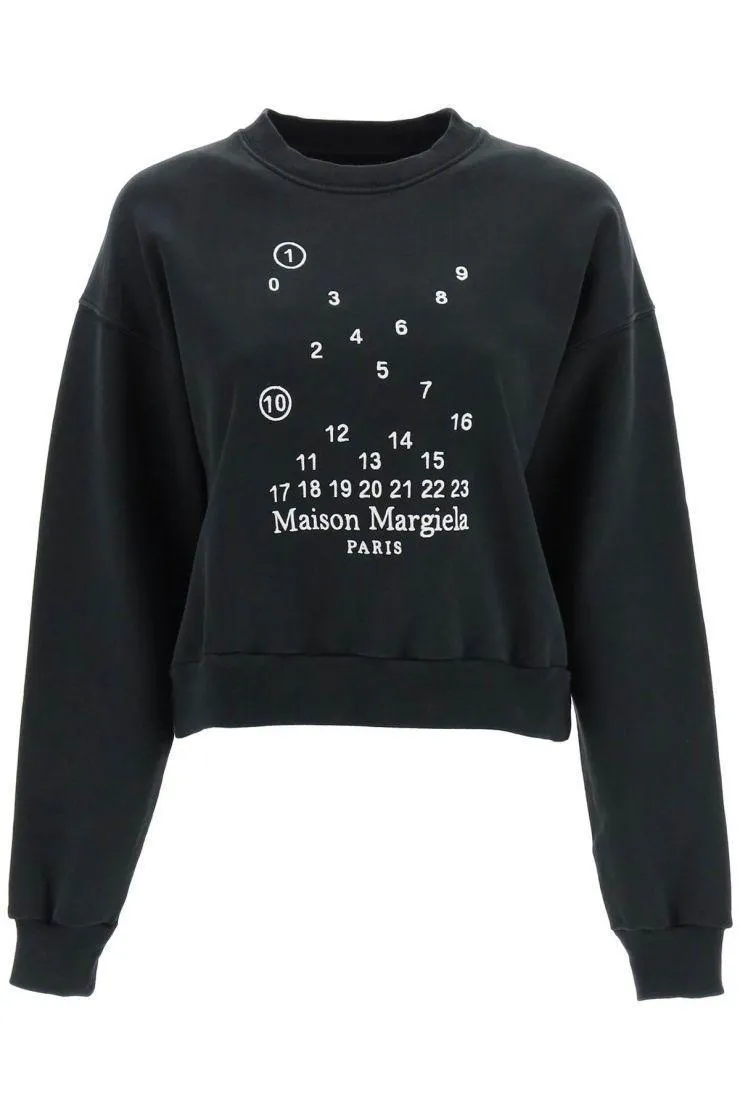 Maison Margiela  |Crew Neck Unisex Street Style Long Sleeves Plain Cotton Logo