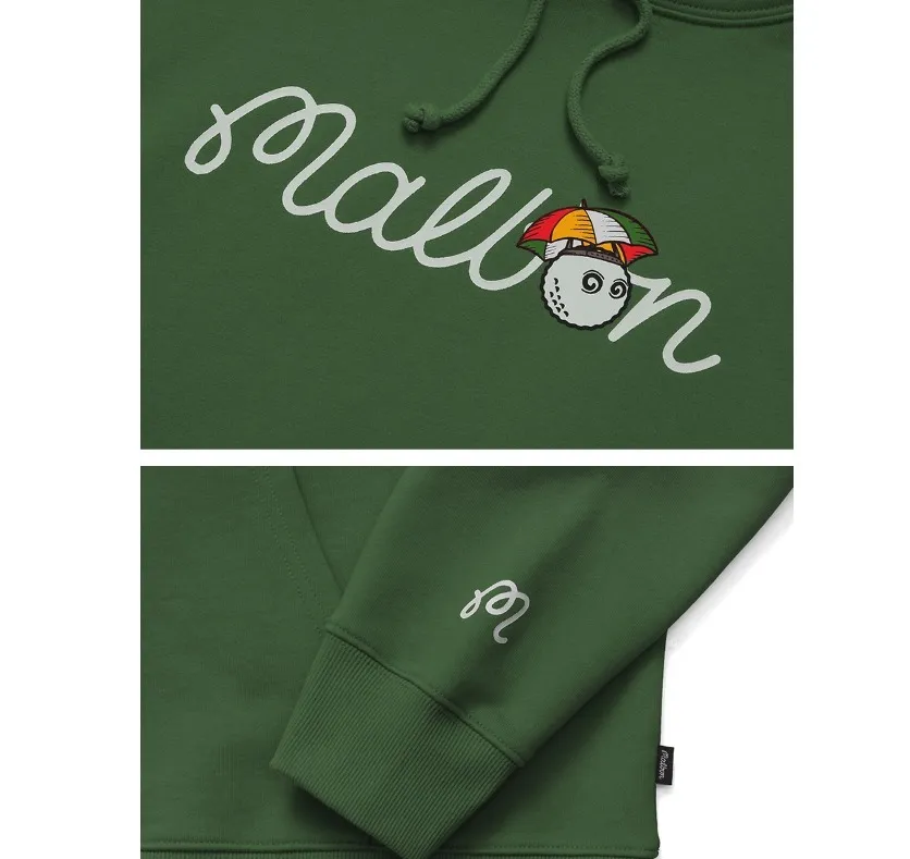 Malbon Golf  |Unisex Street Style Long Sleeves Plain Logo Hoodies