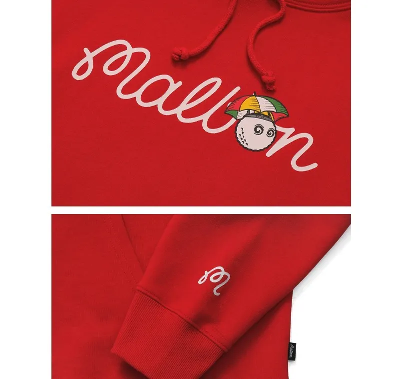 Malbon Golf  |Unisex Street Style Long Sleeves Plain Logo Hoodies