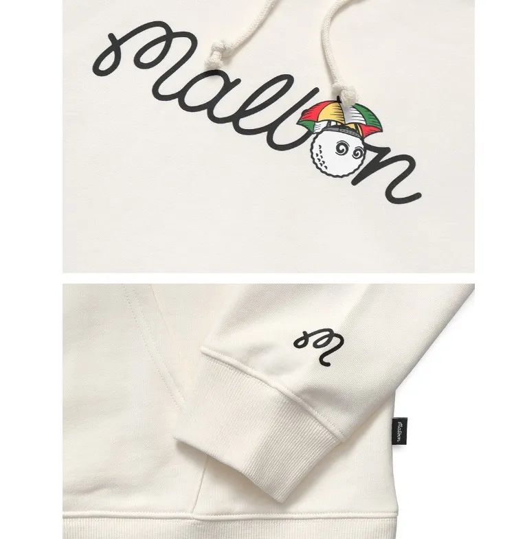 Malbon Golf  |Unisex Street Style Long Sleeves Plain Logo Hoodies