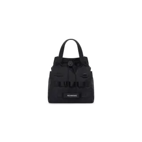      Men's Army Small Tote Bag in Black 