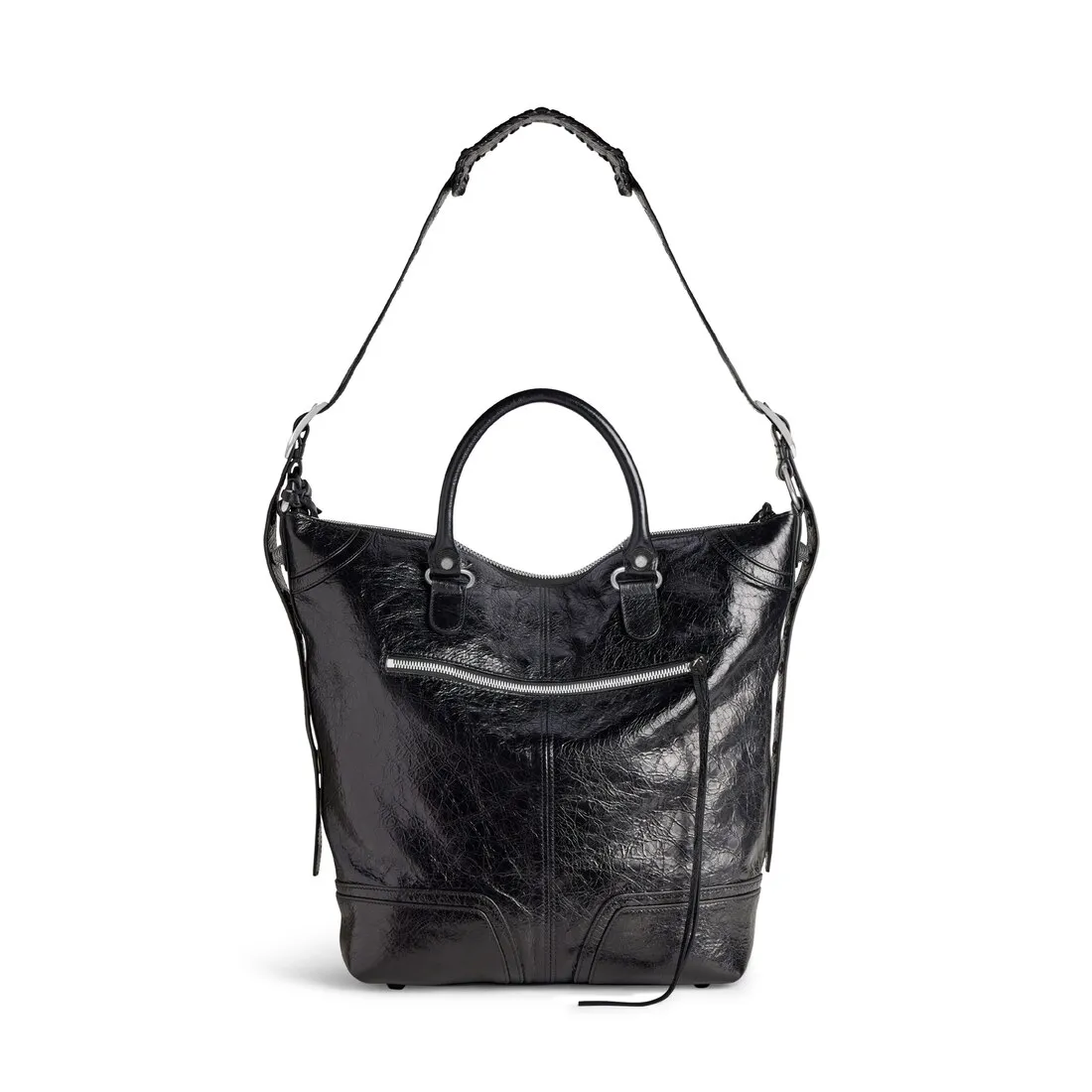      Men's Le Cagole Medium Tote Bag in Black 