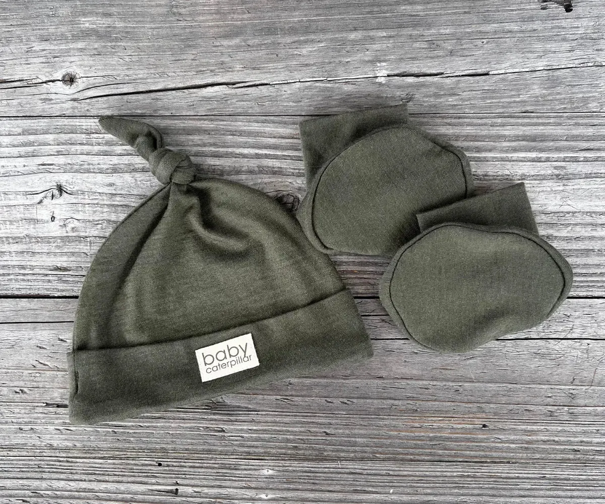 Merino Beanie and Bootie Gift Set