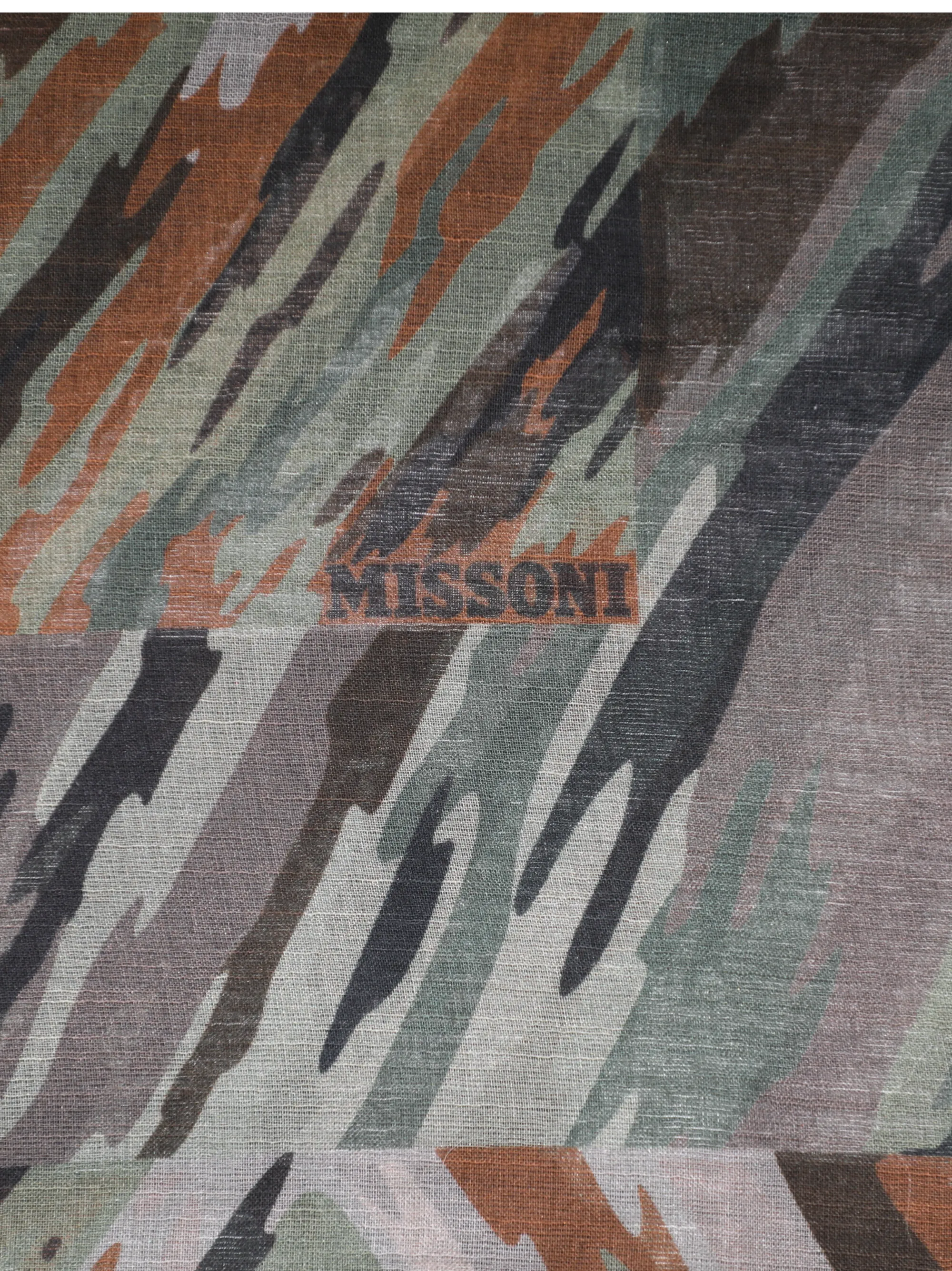 Missoni Square Scarf in 3 Army