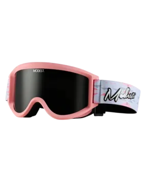 Modest Team XL Snow Goggles - Aztec Pink - 2023