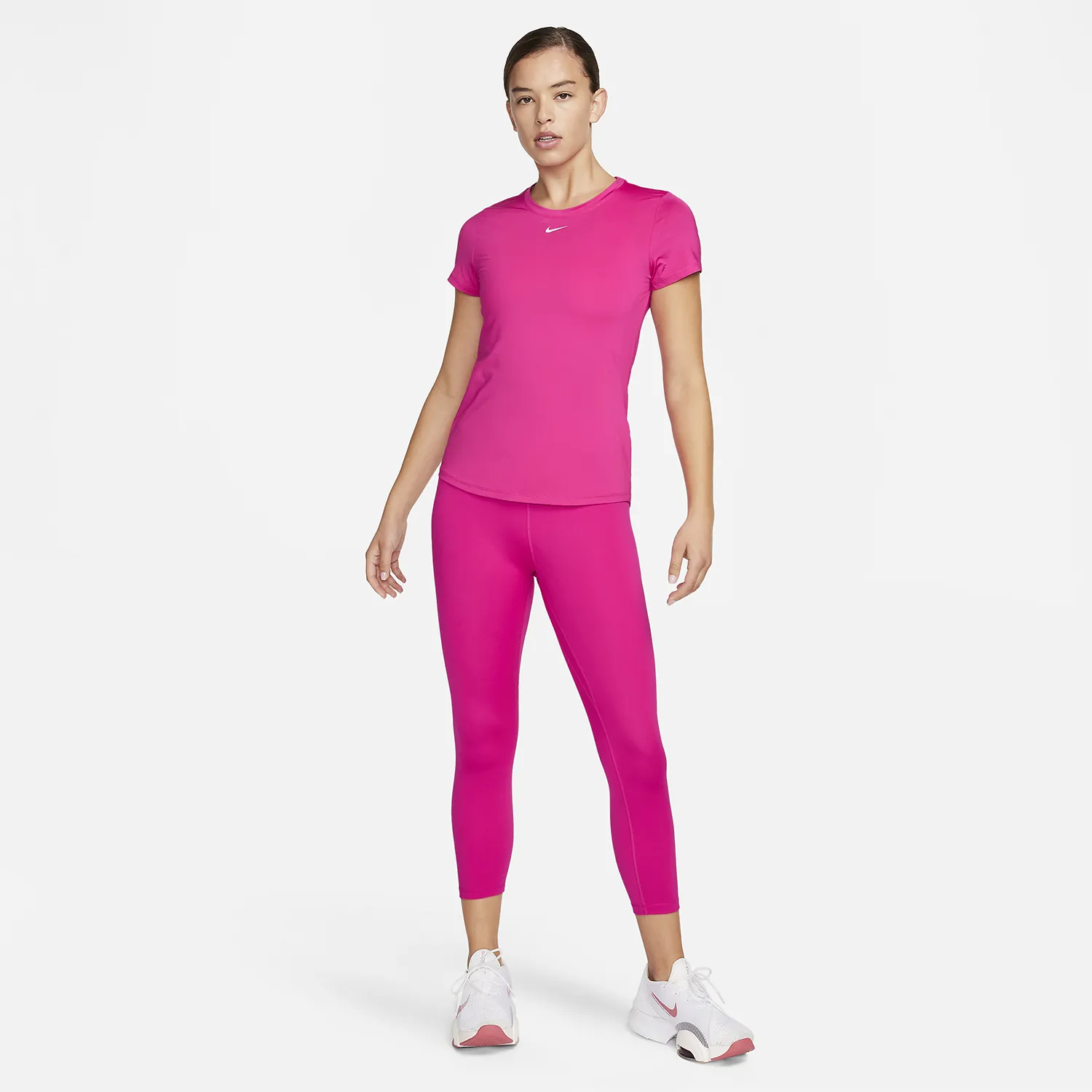 Nike One 7/8 Tights  Fireberry/White