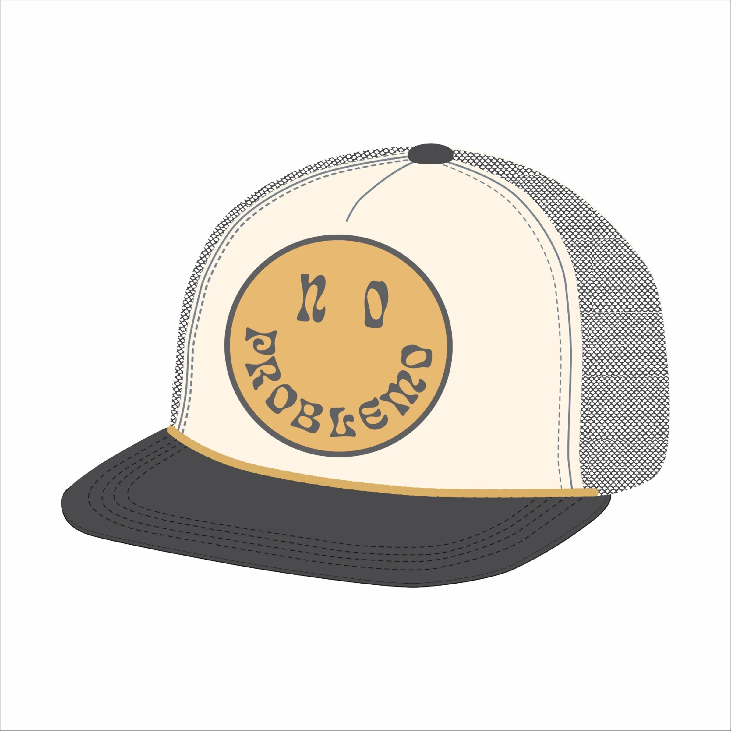 NO PROBLEMO TRUCKER  HAT | BLACK