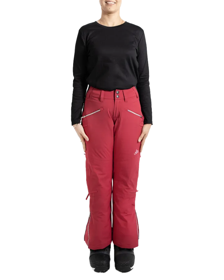 Nobody's Princess Mila Women's Snow Pant Short - Raspberry