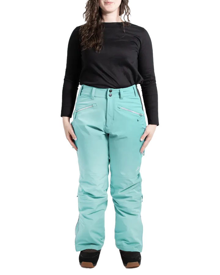 Nobody's Princess Zali Women's Snow Pant Short - Aqua