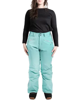 Nobody's Princess Zali Women's Snow Pant Short - Aqua