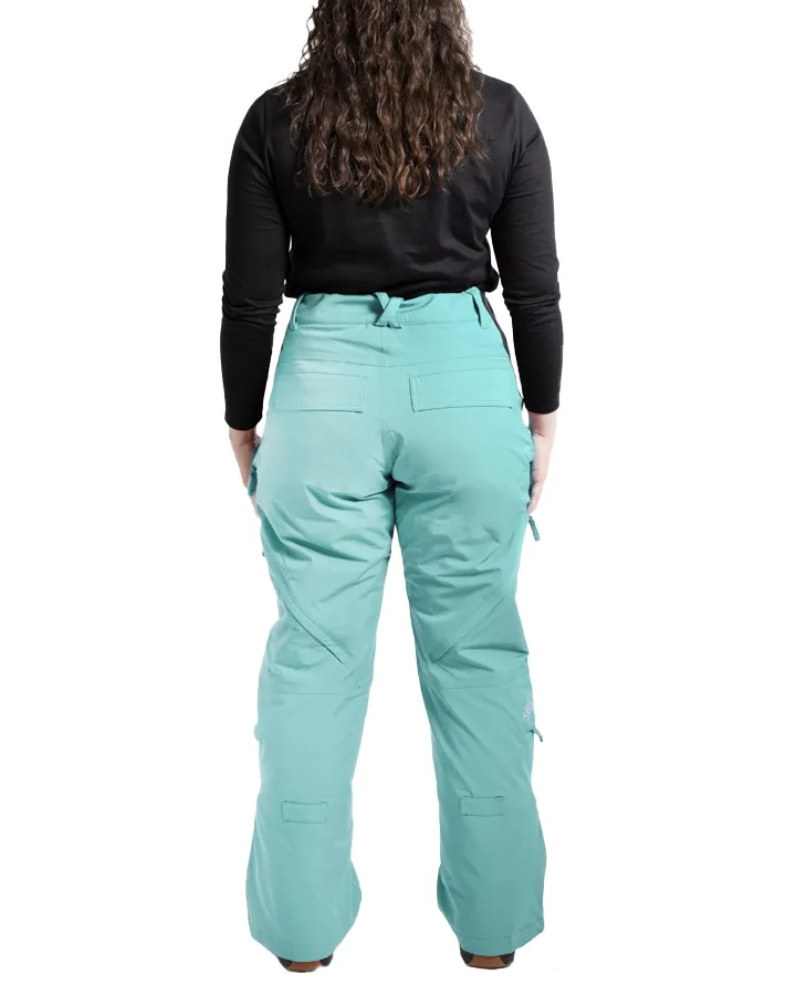 Nobody's Princess Zali Women's Snow Pant Short - Aqua